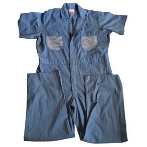 Vintage Coveralls Mens XXL 2XL Peerless Upper Deck USA Made Workwear